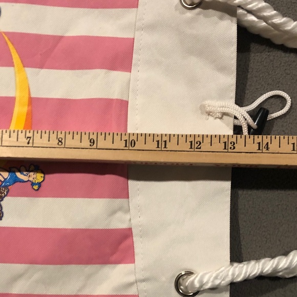 Vintage Coppertone Promotional Pink & White Beach Tote Bag - Picture 4 of 9